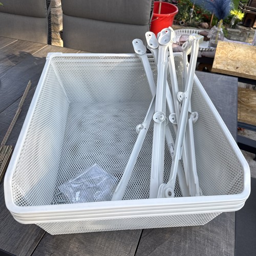Ikea metallnetz körbe - 4x,