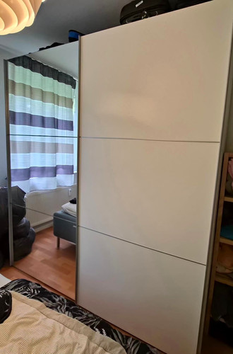 Weißer kleiderschrank mit - kleiderschrank, 2
