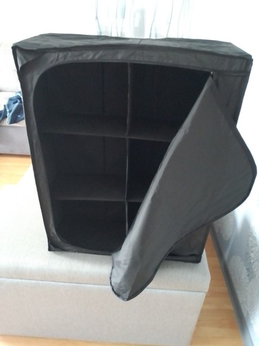 Stoffschrank mit regalen von - mit,