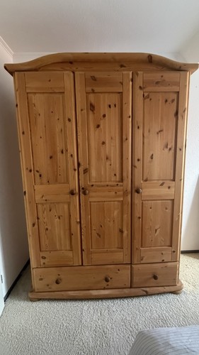 Kleiderschrank kiefer massiv - kleiderschrank,